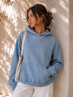 GAP Women's Blue Hoodie Sweatshirt | Size Small Tall |
Classic Pullover |